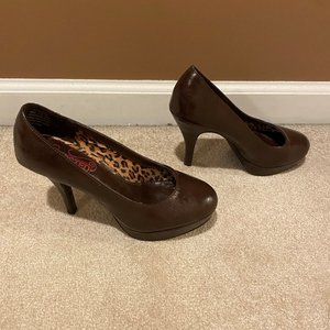 Unlisted Brown Heel Platform Shoes